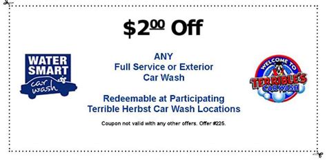 terribles car wash coupon Wonderful Evening Personal Website Picture