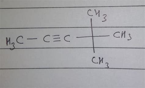 Write the bond line formula and IUPAC name of the following alkynes(A