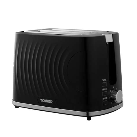 Tesco 2 Slice Toaster Black