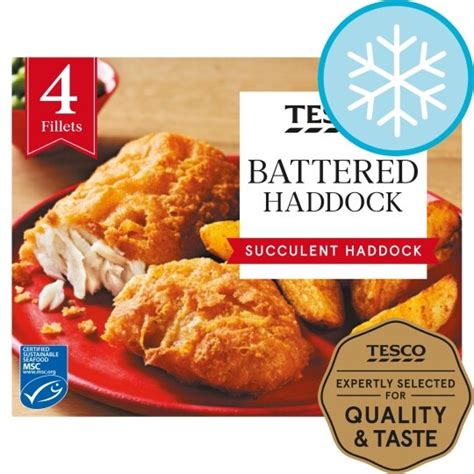 Tesco Haddock In Batter