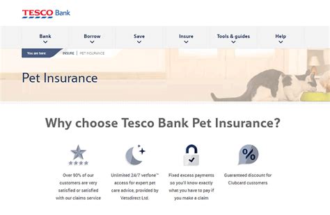 tesco insurance for pets