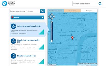 tesco mobile coverage problems