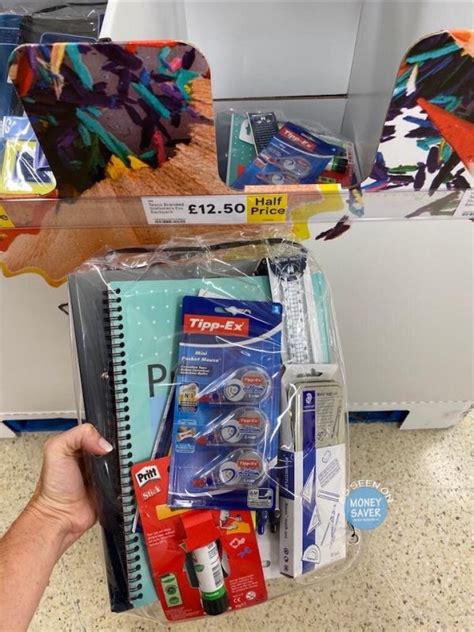 Tesco Stationery Essentials Drawstring Backpack