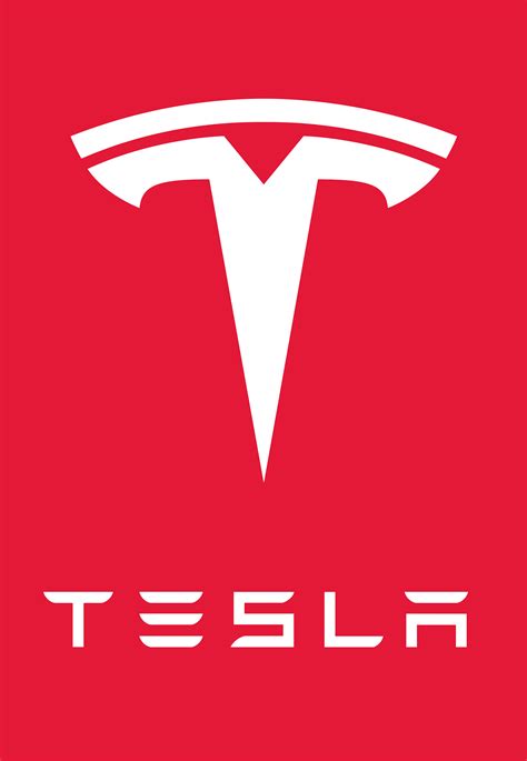 Tesla Car Logo Red PNG Image Pnggrid