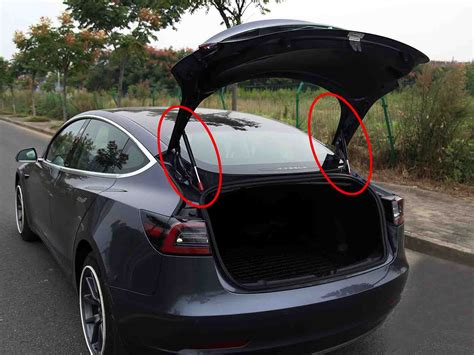 tesla 3 open trunk