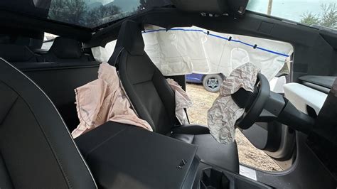 Tesla Airbags Deployed