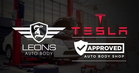 tesla approved auto body shops