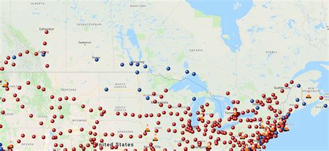 tesla charger map canada