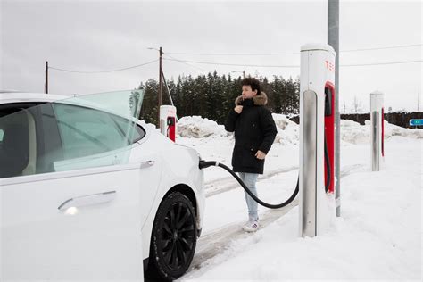 tesla charging in cold weather