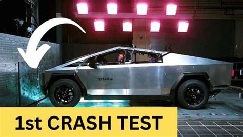 tesla cybertruck crash test