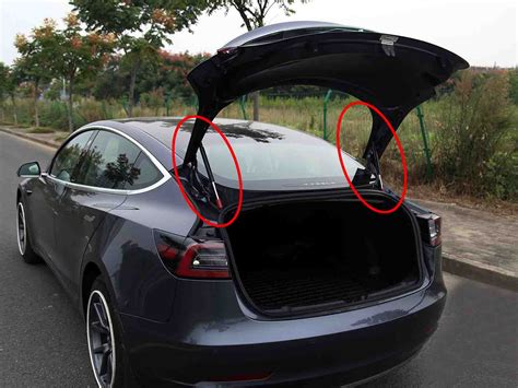 tesla how to open trunk