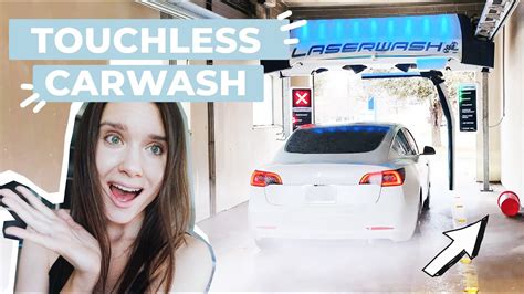 tesla in automatic car wash