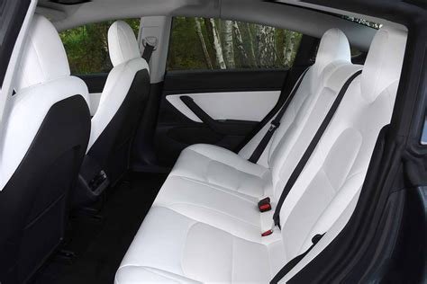 tesla model 3 back seat size