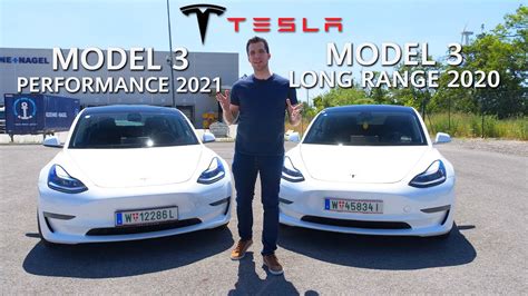 tesla model 3 long range vs performance 2021