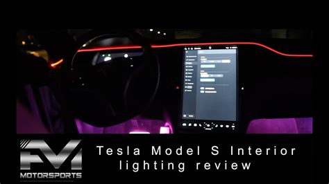 tesla model s interior light upgrade