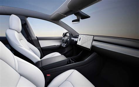 tesla model y interior images