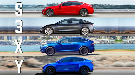tesla model y model 3 size difference