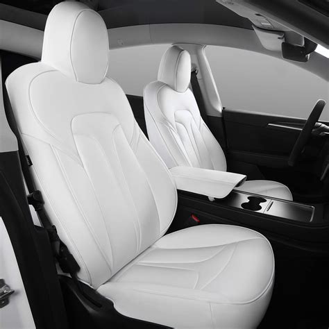 tesla model y white seat covers