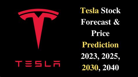 tesla price prediction 2023