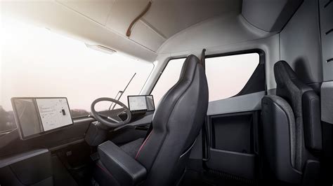 tesla semi truck price interior