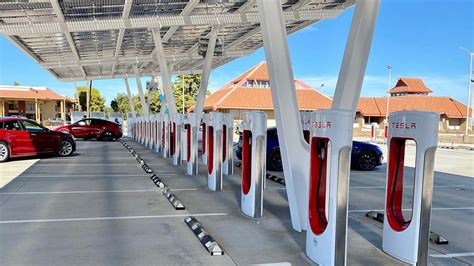 tesla superchargers in california