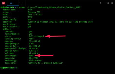 Test Battery Laptop Linux