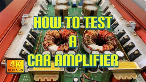 Test Car Audio Amplifier