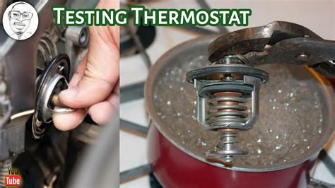 Test Car Engine Thermostat