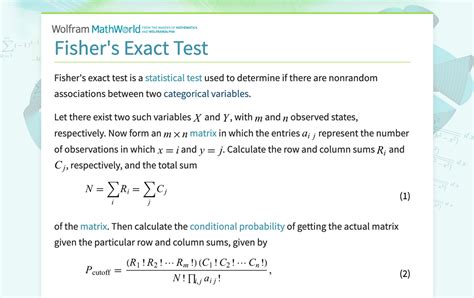 Mastering Test de Fisher Exact: Quick Guide