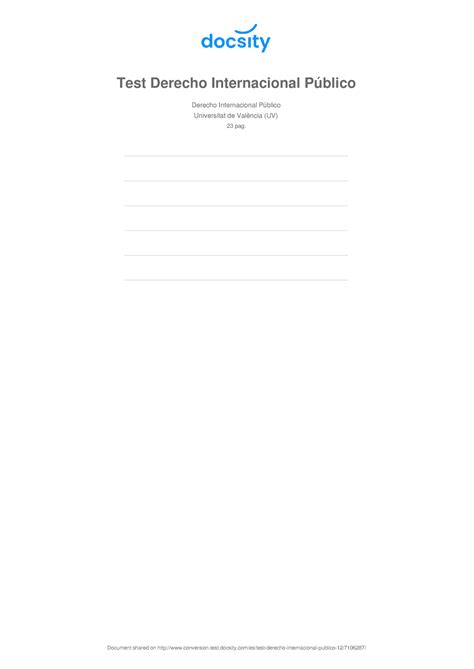 Must See Test Derecho Internacional Publico Updated