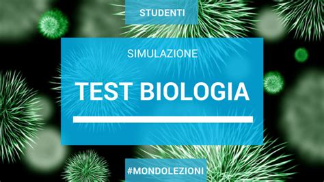test di biologia online
