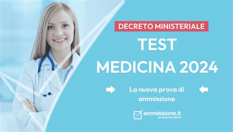 test di medicina 2024 decreto