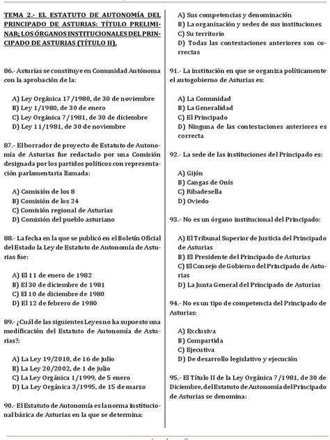 View Test Estatuto De Autonomia 2023