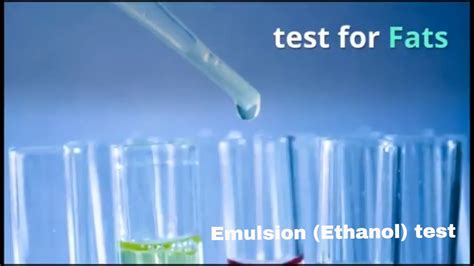 Test For Ethanol In Lab