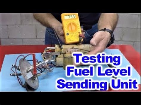 Test Fuel Sending Unit Ohm