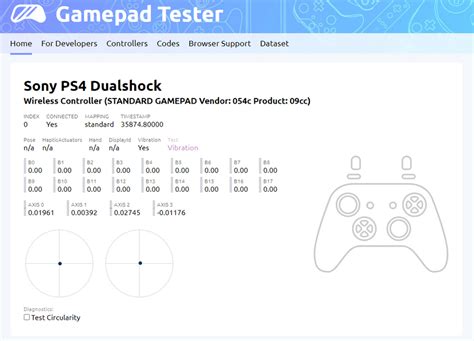 test game controller