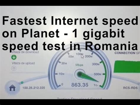 Test Internet Speed Romania