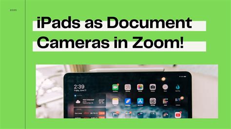 Test Ipad Camera For Zoom