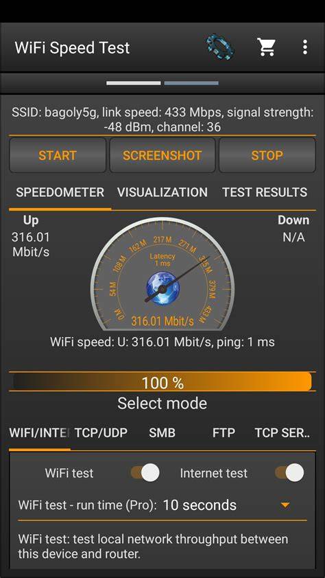 test laptop wifi speed