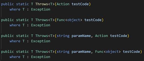 Test Method Throws Exception C#