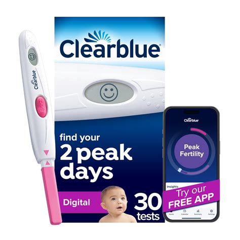 Test Ovulation Clearblue Digital Notice