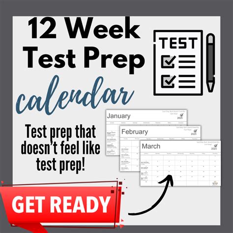 Test Prep Calendar Without Experience