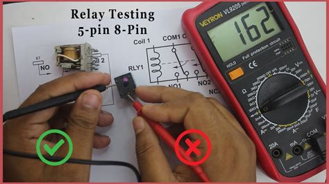 Test Relay With Voltmeter