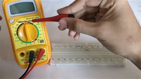 Test Resistance With Multimeter