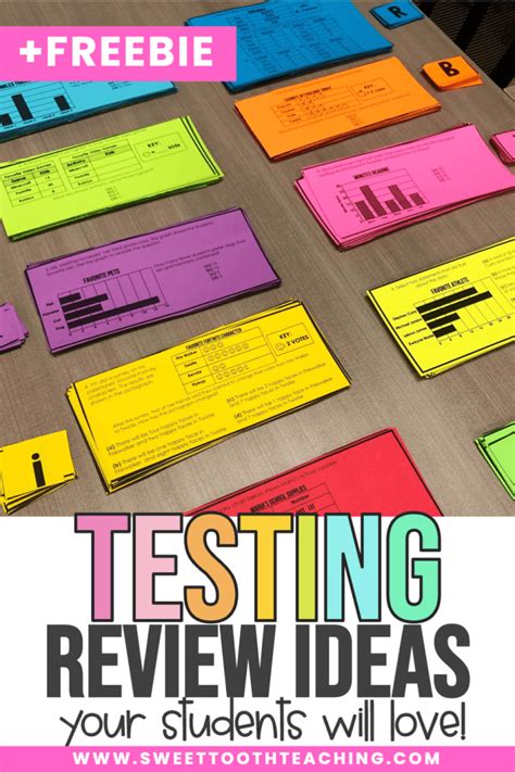 Test Review Ideas For Middle School
