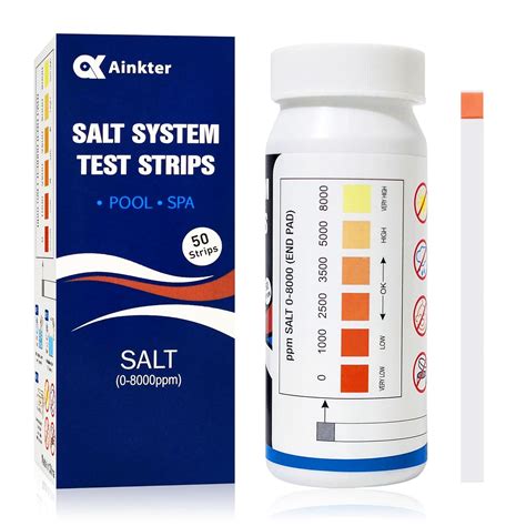 Test Strips Saltwater Pool