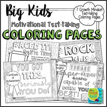 Test Taking Coloring Pages