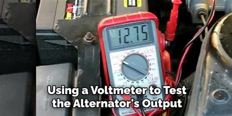 Test the Alternator Using a Voltmeter
