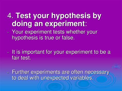 Test Your Hypothesis By Doing An Experiment
