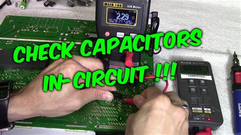 Testing Circuit Board Capacitor